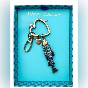 NWT Betsey Johnson bag charm